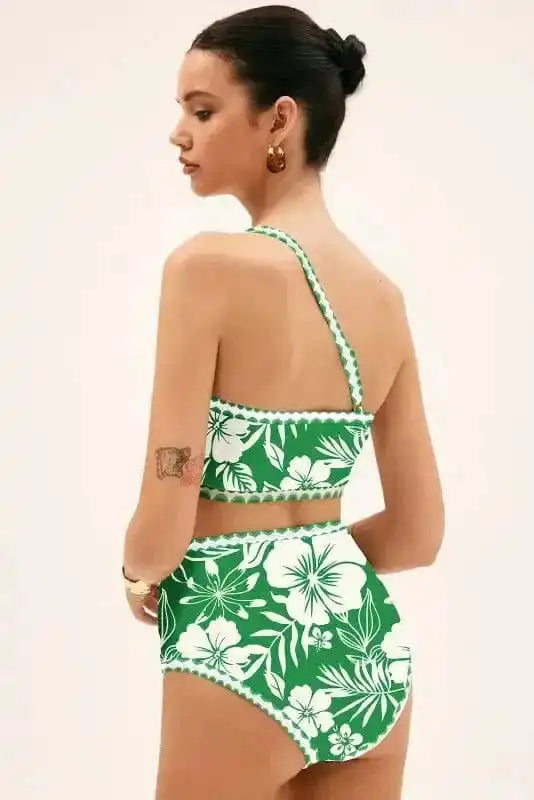 Bikinis Palm Paradise One-Shoulder Bikini