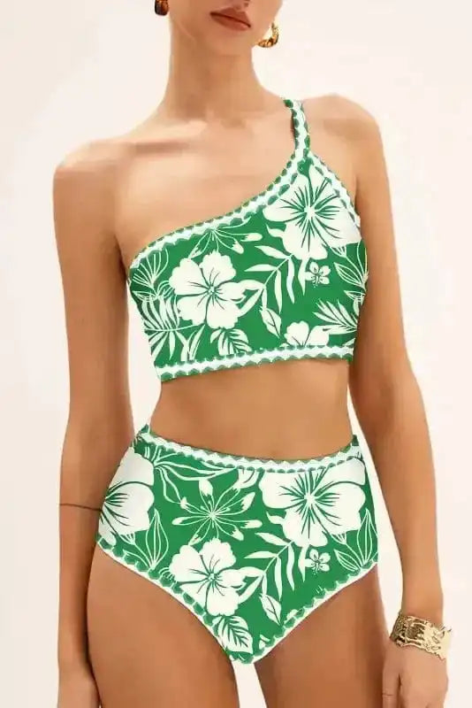 Bikinis Palm Paradise One-Shoulder Bikini