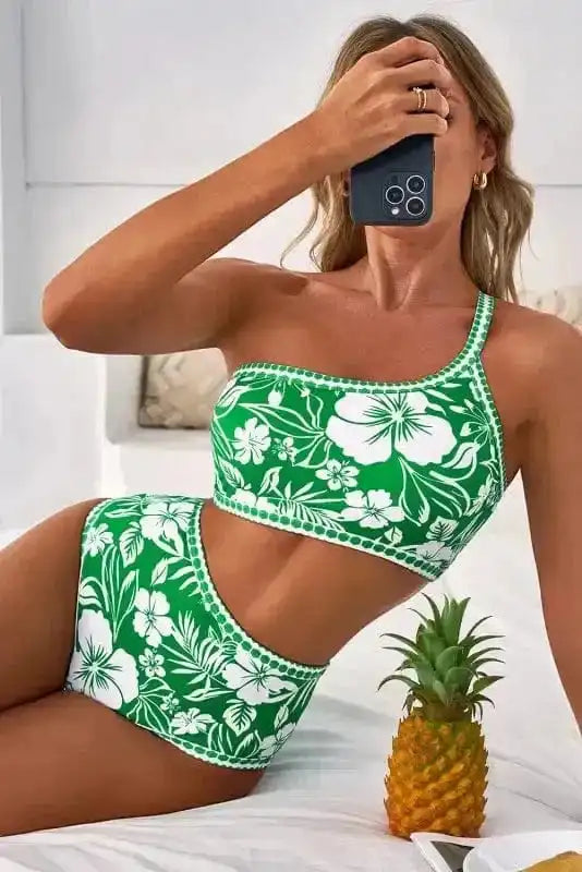 Bikinis Palm Paradise One-Shoulder Bikini