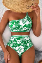 Bikinis Palm Paradise One-Shoulder Bikini