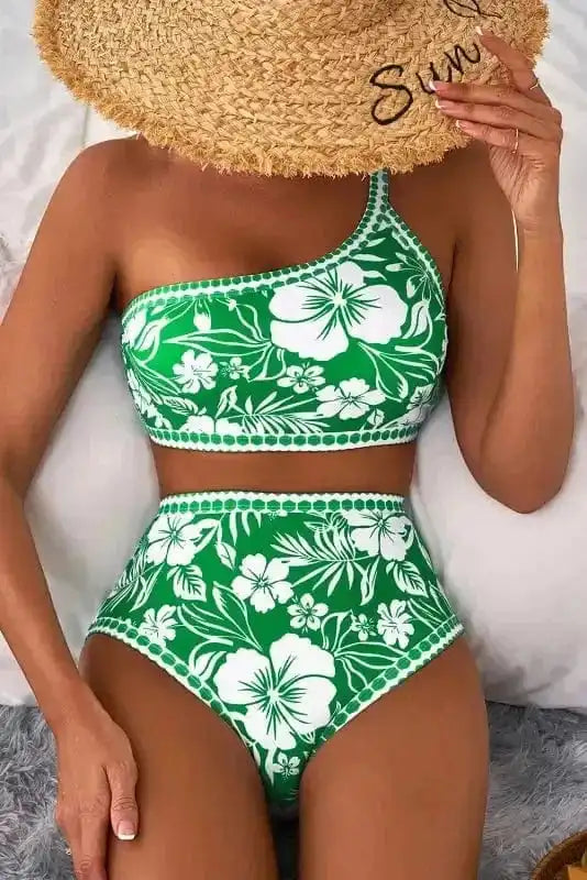 Bikinis Palm Paradise One-Shoulder Bikini