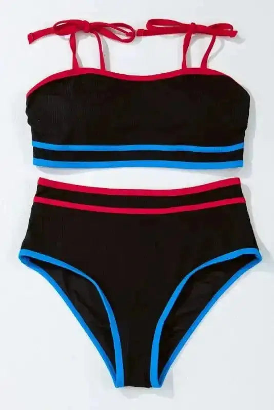 Bikinis Triple Tone High Waist Bikini