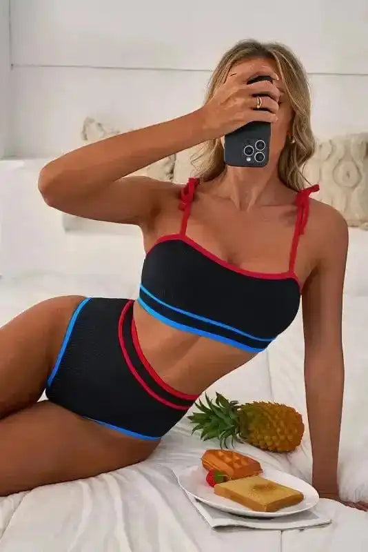 Bikinis Triple Tone High Waist Bikini