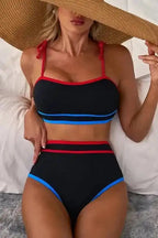 Bikinis Triple Tone High Waist Bikini