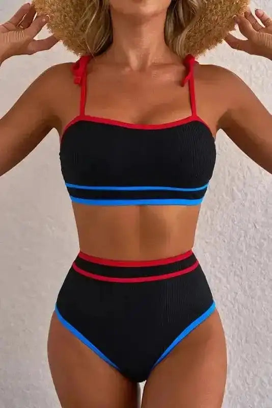 Bikinis Triple Tone High Waist Bikini