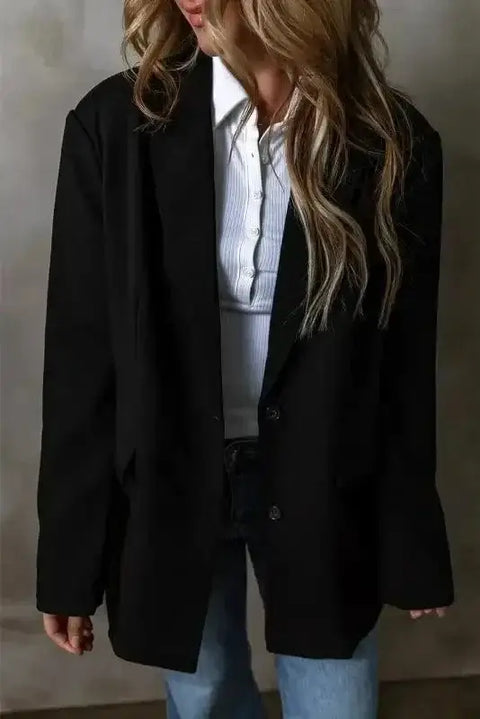 Blazers Black / S / 75%Polyester+20%Viscose+5%Elastane Urbane Edge Blazer