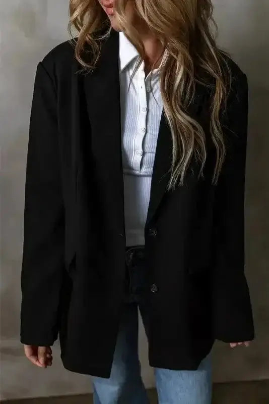 Blazers Black / S / 75%Polyester+20%Viscose+5%Elastane Urbane Edge Blazer