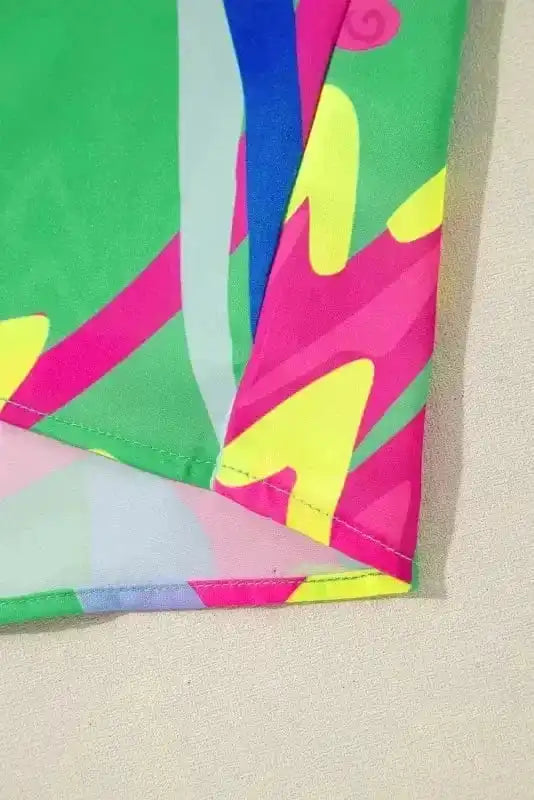 Blouses Abstract Elegance Button-Up Blouse