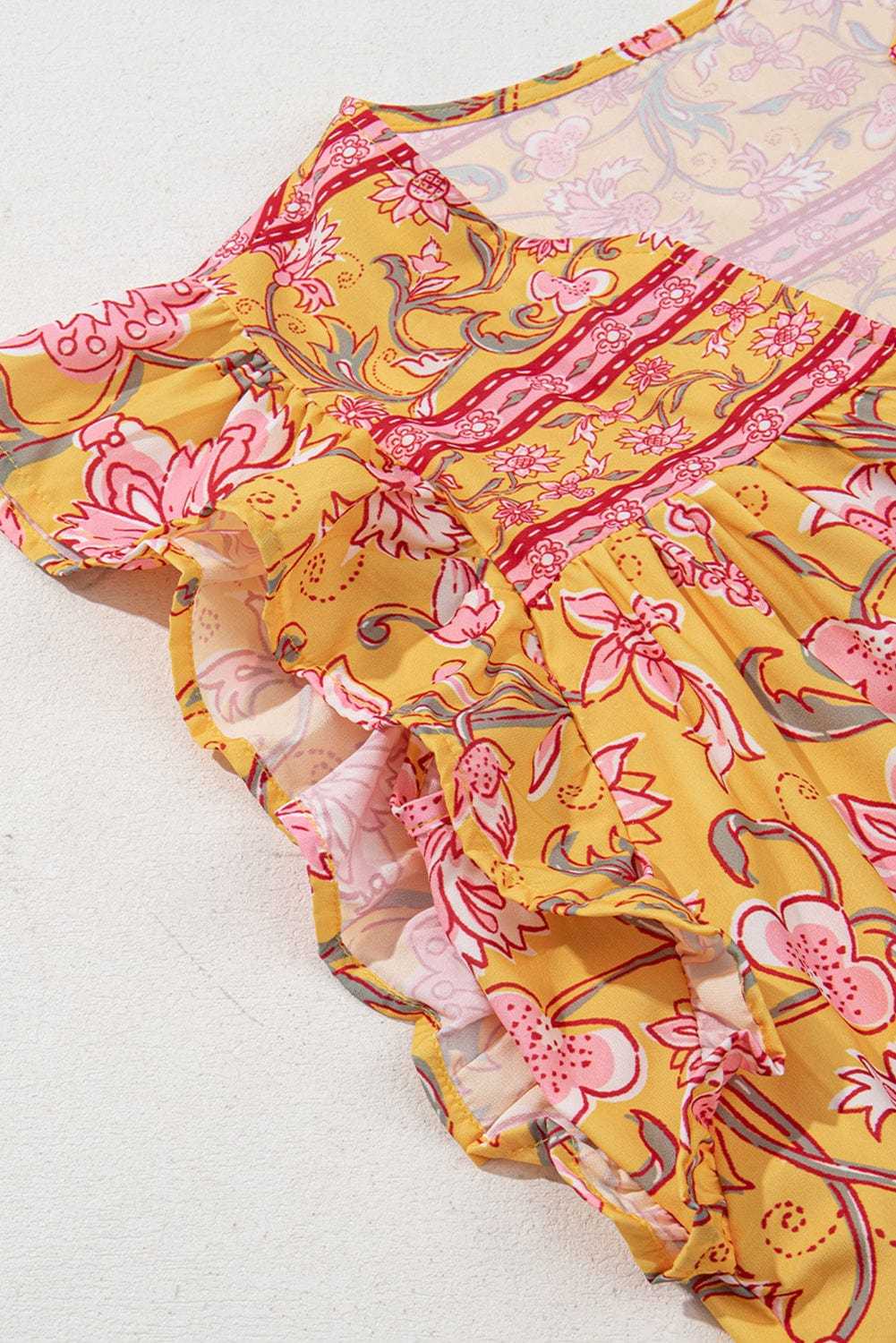 Blouses Amber Blossom Ruffle Blouse