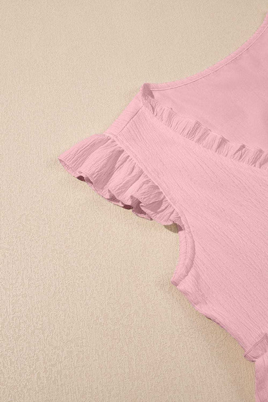 Blouses Blush Breeze Flowy Top