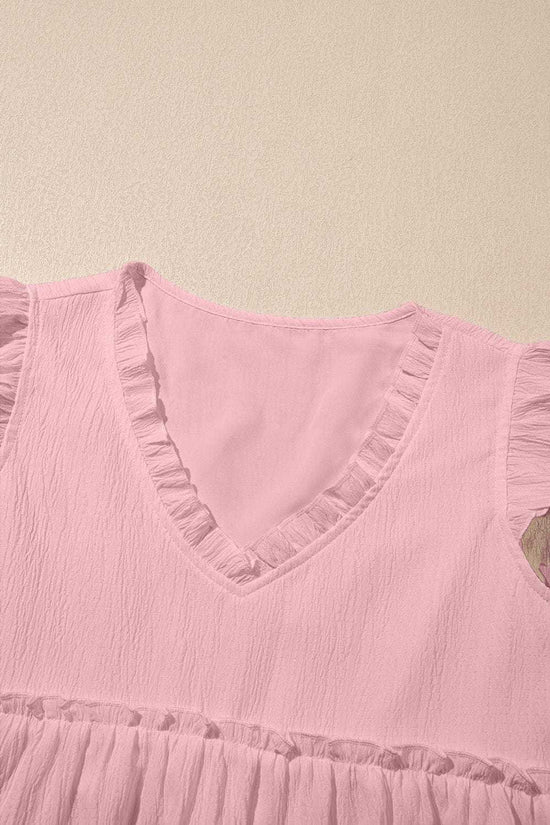 Blouses Blush Breeze Flowy Top