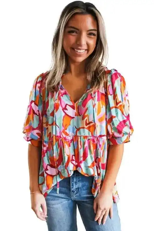Blouses Bohemian Breeze V-Neck Blouse