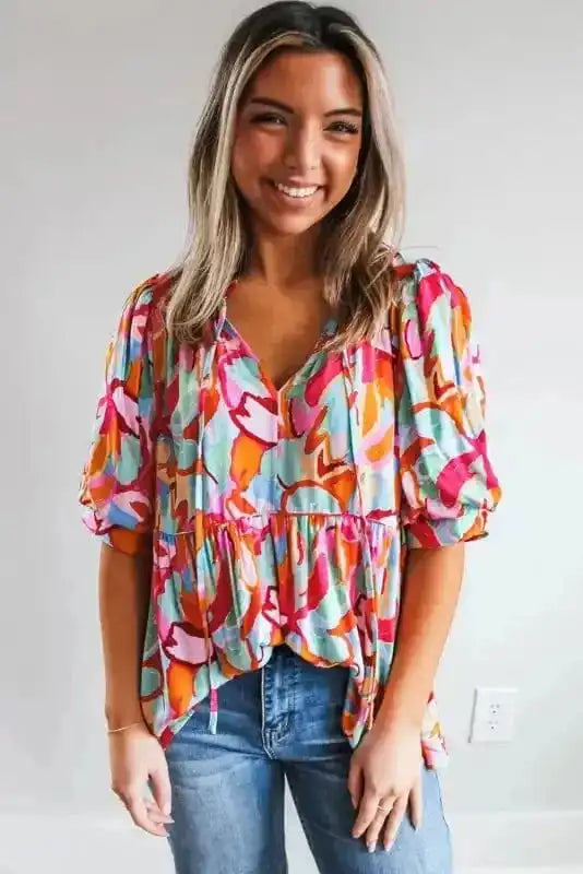 Blouses Bohemian Breeze V-Neck Blouse