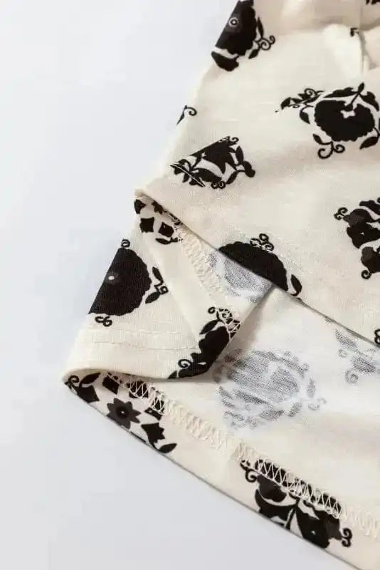 Blouses Breezy Deco Print Blouse