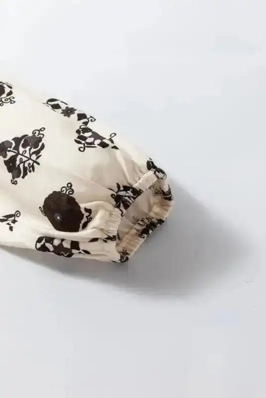 Blouses Breezy Deco Print Blouse