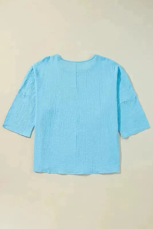 Blouses BreezyWave Crinkle Blouse