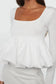 Blouses Bubble Hem Top