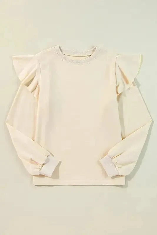 Blouses Cascade Elegance Ruffle Blouse