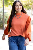 Blouses Cloud Puff Sheer Blouse