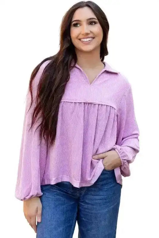 Blouses Elegance Twist Corded Blouse