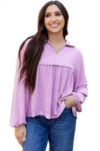 Blouses Elegance Twist Corded Blouse