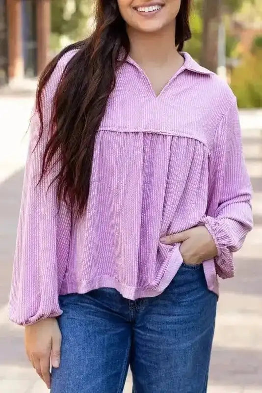Blouses Elegance Twist Corded Blouse