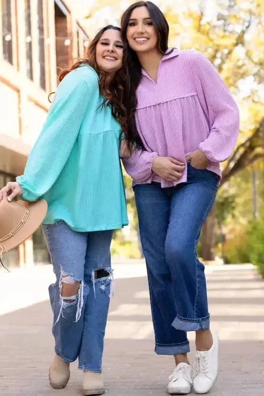 Blouses Elegance Twist Corded Blouse