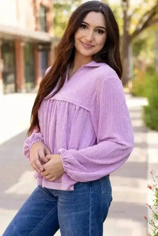 Blouses Elegance Twist Corded Blouse