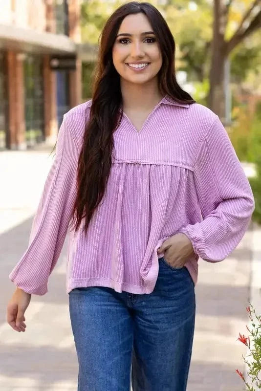 Blouses Elegance Twist Corded Blouse