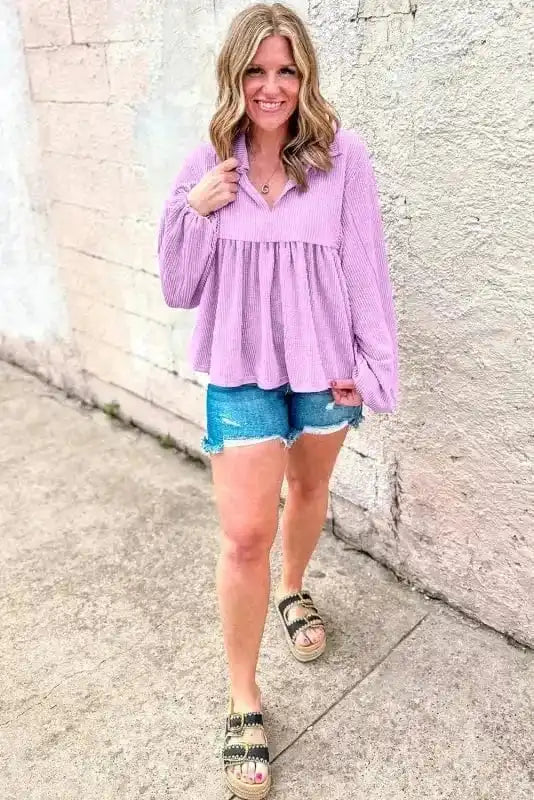 Blouses Elegance Twist Corded Blouse