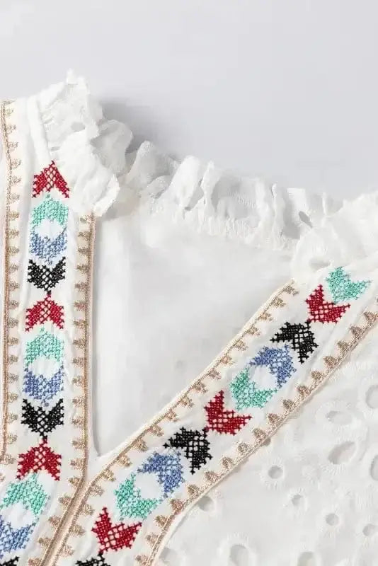 Blouses EmbroiderEdge Peekaboo Blouse