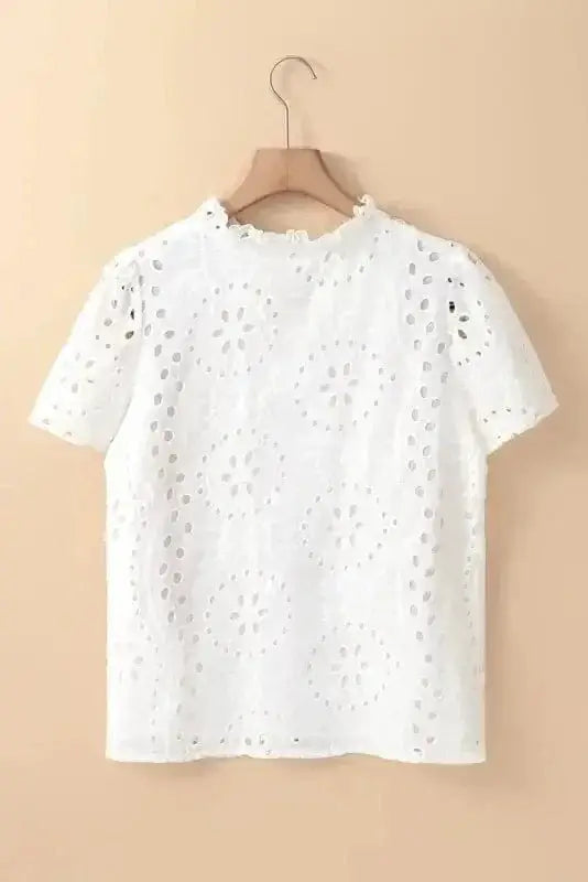 Blouses EmbroiderEdge Peekaboo Blouse