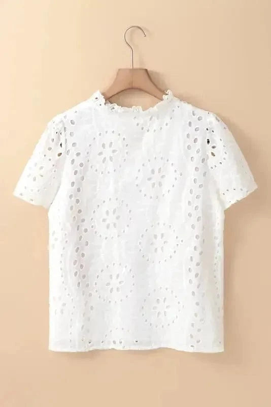 Blouses EmbroiderEdge Peekaboo Blouse