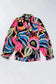 Blouses Ethereal Patterns Ruffled V-Neck Blouse