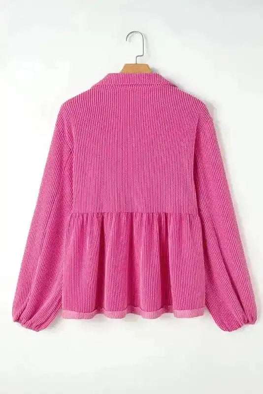 Blouses Feminine Silhouette Corded Blouse