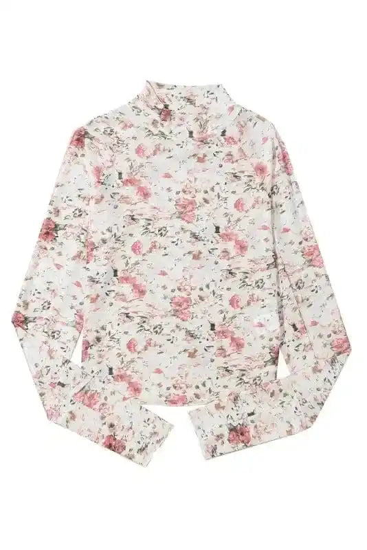 Blouses Floral Aura Mesh Blouse