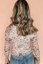 Blouses Floral Aura Mesh Blouse