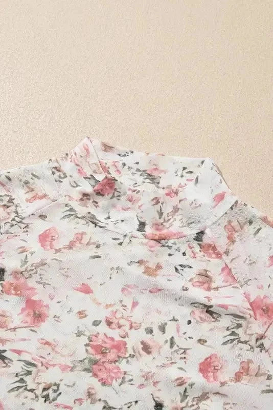 Blouses Floral Aura Mesh Blouse
