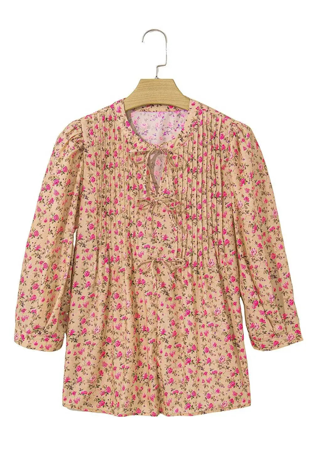 Blouses Floral Half Sleeve Blouse Top – Women’s Boho Casual Printed Blouse