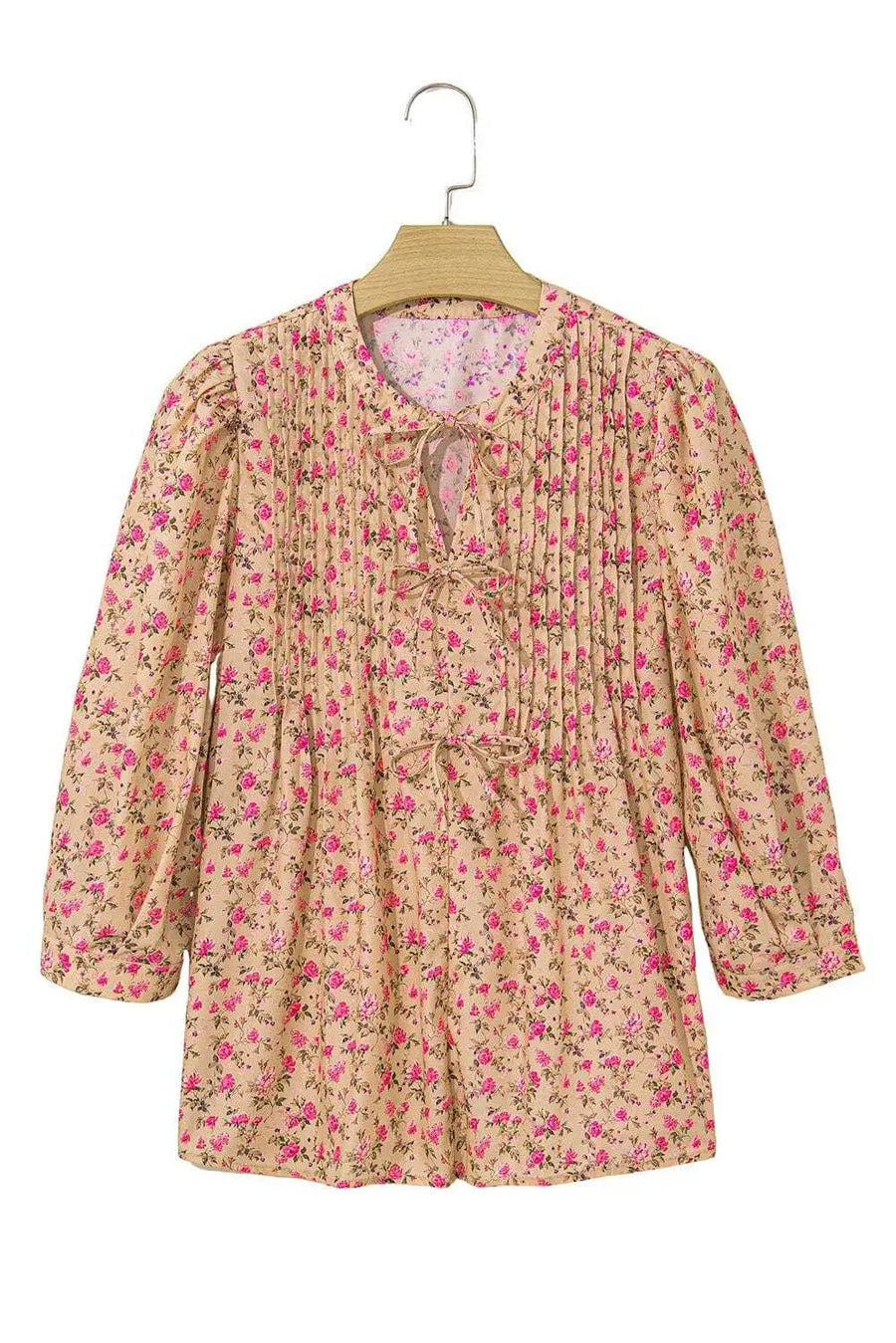 Blouses Floral Half Sleeve Blouse Top – Women’s Boho Casual Printed Blouse