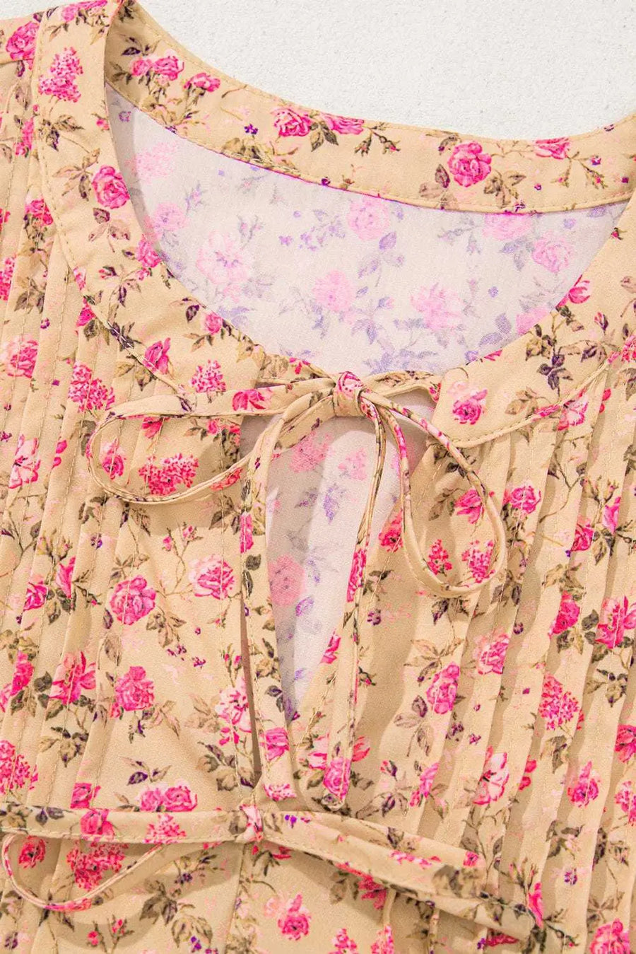 Blouses Floral Half Sleeve Blouse Top – Women’s Boho Casual Printed Blouse