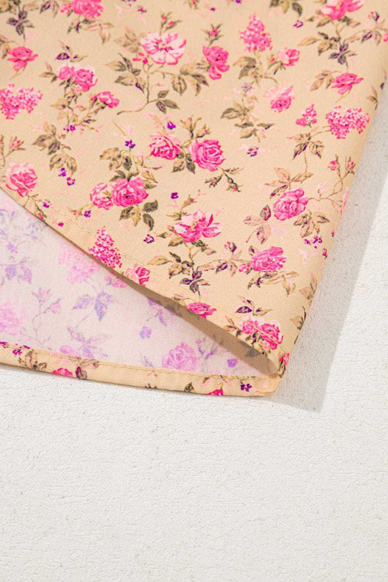 Blouses Floral Half Sleeve Blouse Top – Women’s Boho Casual Printed Blouse