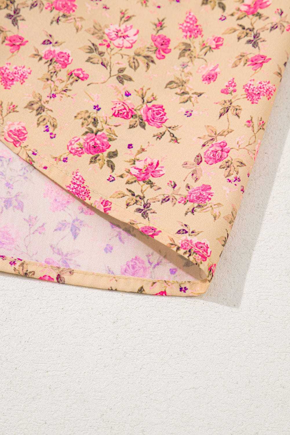 Blouses Floral Half Sleeve Blouse Top – Women’s Boho Casual Printed Blouse