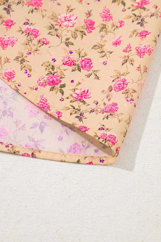 Blouses Floral Half Sleeve Blouse Top – Women’s Boho Casual Printed Blouse