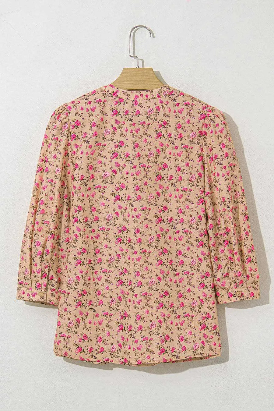 Blouses Floral Half Sleeve Blouse Top – Women’s Boho Casual Printed Blouse