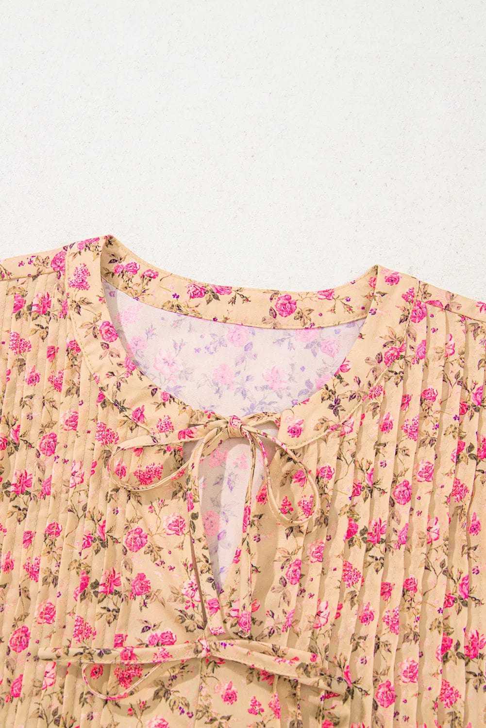 Blouses Floral Half Sleeve Blouse Top – Women’s Boho Casual Printed Blouse