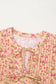 Blouses Floral Half Sleeve Blouse Top – Women’s Boho Casual Printed Blouse