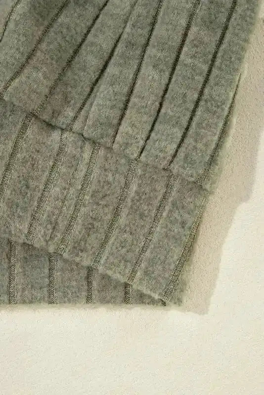 Blouses Floral Mosaic Ribbed Blouse