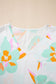 Blouses Floral Satin Tunic Blouse