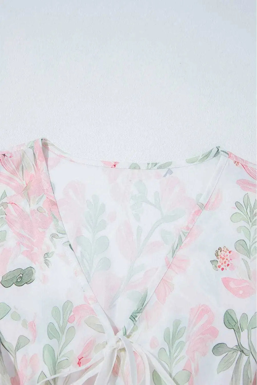 Pink Floral Puff Sleeve Peplum Blouse Women UK styled as a beautiful summer wedding guest outfit — Fashionfitz